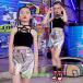 танцевальный костюм Kids девушки Jazz Dance Корея Cheer девушка hip-hop hiphop выставить тренировка надеты отвечающий ..