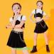  танцевальный костюм Корея Kids девушки лето s pra ising tops юбка выставить Jazz Dance .... hip-hop отвечающий ..HIPHOP тренировка надеты 