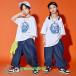  танцевальный костюм hip-hop белый футболка Denim брюки Kids танцевальный костюм девушки мужчина hip-hop . рука K-POP Корея stage костюм отвечающий .. тренировка надеты спортивная форма departure 