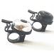  bicycle bell aluminium doesn't rust. -stroke rider Pocket Bike silver color black color 