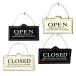  дверная табличка Cafe OPEN автограф plate CLOSED табличка открытый Crows do магазин модный автограф панель . магазин железный plate двусторонний двусторонний doa01