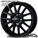 N-BOX и т.п. MID SQ27 14 дюймовый 4.5J 4H100 +45 металлик черный легкосплавные колесные диски одиночный товар 1 шт. 4шт.@ и больше бесплатная доставка 