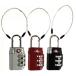  юг столица таблеток dial тип wire lock TSA Mini тросик GX 3 колонка тросик 15cm путешествие путешествие запирающийся шкафчик ключ предотвращение преступления система безопасности 1323-1325 3 пункт до почтовая доставка OK(go0a119)