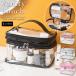  vanity pouch clear high capacity two layer vanity case keep hand attaching vinyl cosme make-up pouch spa bag cosmetics storage carrying GPT 1 point till mail OK(gu1b433)