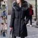  женский Mod's Coat обратная сторона ворсистый меховое пальто женский меховое пальто боа пальто боа жакет женский пальто милитари пальто зимний костюм осень-зима теплый 