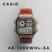 CASIO STANDARD MENS Casio AE-1200WHL-5A наручные часы часы бренд мужской женский chi-p Casio chipkasi цифровой водонепроницаемый в Японии не продается подарок подарок 