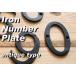  iron number autograph plate [ 0 ] figure antique style black black iron made cutting letter signboard interior parts 