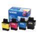 BROTHER чернильный картридж LC09 чернила 4 цвет (BK, C, M, Y) упаковка LC094PK