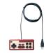iBUFFALO USB подключение 8 кнопка игра накладка цифровой полосный . c функцией Famicom способ красный BGCFC801RDA