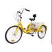  for adult tricycle -inch Speed wheel bicycle for adult three wheel bicycle trike man power pedal tricycle man woman oriented shopping shopping basket attaching 