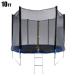  trampoline large 10Ft diameter 305cm safety safety net attaching going up and down ladder attaching large trampoline diet beautiful legs . power training ### trampoline 10FT*###