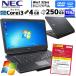 Ãm[gp\R NEC VersaPro VK22L/X-D Windows7 Corei3 2330M 4GB HDD250GB DVDROM 15.6^ WPS Office