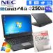 Ãm[gp\R Microsoft Office NEC VersaPro VK24L/X-E  Windows7 Corei3 2370M 4GB HDD250GB DVD}` 15.6^ LAN