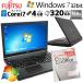 Win7 32bit Ãp\R Microsoft Officet xm LIFEBOOK A744/K Windows7 Pro Core i7 4610M  4GB HDD 320GB 15.6^ LAN Wi-Fi 15C` A4 3