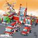  блок Lego сменный пожарная машина пожаротушение . машина игрушка детский товар 774 деталь 