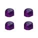  квадратное (SQUARE)/SGX-02P/ aluminium нейлоновая гайка M2 ( лиловый )4 штук * изображение. 5 шт, но продукт 4 штук..