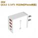 36W PD+QC3.0 источник питания адаптер автоматика штамп другой 3.1A 3.USB зарядное устройство USB зарядное устройство AC адаптор порт 3. модель внезапный скорость 