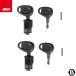 GIVI ZR227 ключ комплект Easy-T EASY12R / EASY12L соответствует левый правый блокировка комплект черный руль втулка приложен 