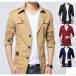 trench coat men's spring coat business coat light outer middle coat large size spring autumn winter casual 