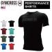 040 【送料無料】 GYMCROSS(ジムクロス)【PERFORMANCE】トレーニング フィットネスウェア ラグランスリーブTシャツ 半袖 ストレッチ【メンズ】gc-040