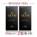 [ коробка нет отправка * почтовая отправка ][2 шт. комплект ]SKYN Inte nsfi-ru10 штук темно синий купол ... резина мягкий гладкий точка wave . ультра . Fuji la Tec s