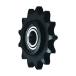 _OCAHOL_●汎用エンプラ・ポリアミド樹脂6ナイロンを使用しているため軽量です。●低騒音を重視したアイドラースプロケットです。●6ナイロン樹脂(黒色)インサート成形_OCAHOL_文房具・オフィス・手芸 ＞ 電気・機械・配管部品 ＞ ギ...