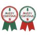 _OCAHOL_貼るだけでギフト感がアップ！クリスマスの雰囲気が出るリボン型シールです。男性・女性問わずクリスマスギフトにぴったり。_OCAHOL_文房具・オフィス・手芸 ＞ 工作用紙・袋・ラッピング ＞ ラッピング用品 ＞ ラッピングシール