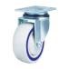 _OCAHOL_●ナイロンホイールの間にゴム材質素材を挿入したサンドイッチ構造の採用により、ナイロンキャスターの耐久性と、ゴムキャスターの適度な弾力の両者を両立させた、画期的なキャスターです。●始動性が優れて、凹凸床の使われる工具箱、ガレー...