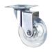 _OCAHOL_●クリアービジュアルで外観性に優れたデザインキャスターです。●小物、イス、木製クラフト、玩具のホイール用●プレート式●自在式_OCAHOL_文房具・オフィス・手芸 ＞ 台車・はしご・運搬用品 ＞ キャスター ＞ キャスター用車輪