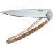 独自デザインのユニークナイフ。_OCAHOL_超軽量のステンレススチールポケットナイフ。【特徴】マット仕上げ・ライナーロックシステム・両刃ブレード・木製ハンドル・ベルトクリップ。Deejoは元々はbaladeoナイフのひとつのラインナップと...