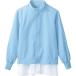 住商モンブランの工場白衣　ジャンパー、男女兼用、長袖、ブルー、ＨＡＣＣＰ、裏地付、袖ネット付、ＥＣＯ商品_OCAHOL_住商モンブランの工場白衣　ジャンパー、抗菌・透け防止・吸汗速乾・制電機能を付与、薄手の高機能素材で暑い職場に最適な着心地...