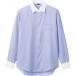 住商モンブランの飲食・カフェ　シャツ、メンズ、ブルーストライプ_OCAHOL_住商モンブランの飲食・カフェ　シャツ、ストライプに映える白襟が印象的_OCAHOL_文房具・オフィス・手芸 ＞ 作業服・ユニフォーム ＞ 事務服・スーツ ＞ 事務...