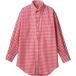住商モンブランの飲食・カフェ　シャツ、男女兼用、長袖、レッドチェック_OCAHOL_住商モンブランの飲食・カフェ　シャツ、形態安定素材を使用、豊富なアイテムを自由に組み合わせて、シチュエーションに合わせたコーディネートが可能、さまざまなワー...