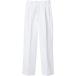 住商モンブランの工場白衣　パンツ、男女兼用、ホワイト、ツータック、両脇ゴム、裾ネット付_OCAHOL_住商モンブランの工場白衣　パンツ、抗菌・制電機能を付与、デザインで選ぶならベーシックパンツ_OCAHOL_文房具・オフィス・手芸 ＞ 作業...