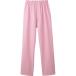 住商モンブランの工場白衣　パンツ、男女兼用、ピンク、総ゴム＋ひも付、裾ネットゴム仕様_OCAHOL_住商モンブランの工場白衣　パンツ、抗菌・制電機能を付与、きれいな色に、細く見せるスマートデザインが特徴なパンツ_OCAHOL_文房具・オフィ...