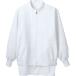 住商モンブランの工場白衣　ジャンパー、男女兼用、長袖、ホワイト、腰ネット、吸汗フライス付袖口ネット付、ＥＣＯ商品_OCAHOL_住商モンブランの工場白衣　ジャンパー、抗菌・透け防止・吸汗速乾・制電機能を付与、グリーン購入法対象商品、豊富なカ...