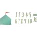 _OCAHOL_0～9、1、monthの数字パーツと、一緒に飾れるおうちパーツのセット。お誕生日撮影はもちろん、生後1か月～1歳までに毎月撮影を楽しむ「マンスリーフォト」が撮れます。付属のウレタンシールを使って壁に貼ると、少し立体感が出ます...