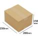 宅配60サイズ対応段ボール【幅250mm×奥行き200mm×高さ150mm】国内の工場で製造している日本製の梱包箱で厚さは3mmとなっております。_OCAHOL_宅配60サイズ対応段ボール【幅250mm×奥行き200mm×高さ150mm】使...