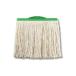 独自技術の編み込み糸を使用した水拭き用房型モップ_OCAHOL_糸を網目状に編み込むことで、糸ヨリの戻りが少なくなり、使用期間が長くなります。また、水分を吸水することで網目が締まり、より強い耐久性を実現します。 糸の重量は２６０ｇです。_O...