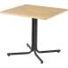 _OCAHOL_シンプルなデザインのカフェテーブル　間取りに合わせて選べる形3タイプに、テイストに合わせて選べる2カラーを用意。十字脚を使用し、スッキリとした印象に。椅子への座りやすさもポイントです。_OCAHOL_インテリア・家具・収納 ...