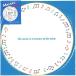 _OCAHOL_音楽をイメージした丸型の色紙。卒業シーズンでの部活動やサークルの寄せ書き、サインなどに適しています。封筒付きなので、別で封筒を用意する必要がなく便利です。また、スタンドが付いていますので、サインや寄せ書きを部屋などに飾ってお...