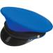 _OCAHOL_夏用警備服1041TL、1041Pシリーズと同布を使用した青の夏用制帽です。帽章用穴付きです。黒あごひもが付いております。_OCAHOL_文房具・オフィス・手芸 ＞ 作業服・ユニフォーム ＞ ユニフォームキャップ・帽子 ＞ ...
