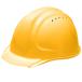 DICプラスチック社のスタンダードヘルメット。ベンチレーション付/ライナー無タイプ。_OCAHOL_飛来落下物用。E1ワンタッチアゴひも標準装着。雨垂れ防止溝付き。_OCAHOL_文房具・オフィス・手芸 ＞ 作業服・ユニフォーム ＞ ヘルメ...