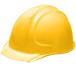 DICプラスチック社のスタンダードヘルメット。通気孔・ライナーなしタイプ。_OCAHOL_飛来落下物用・電気用。E1ワンタッチアゴひも標準装着。雨垂れ防止溝付き。_OCAHOL_文房具・オフィス・手芸 ＞ 作業服・ユニフォーム ＞ ヘルメッ...