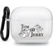 「トムとジェリー」デザインのAirPods 第3世代用 抗菌ソフトクリアケース_OCAHOL_「トムとジェリー」デザインのAirPods 第3世代用 抗菌ソフトクリアケースです。菌の繁殖を抑えるSIAA（抗菌製品技術協議会）規格準拠の抗菌加...