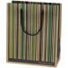 落ち着いた色味のストライプ柄の紙袋_OCAHOL_落ち着いた色味のストライプ柄の手提げ紙袋です。しっかりした素材でA4サイズがすっぽり入ります。_OCAHOL_文房具・オフィス・手芸 ＞ 工作用紙・袋・ラッピング ＞ 紙袋・レジ袋・ギフトバ...
