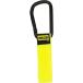 RIP-TIE（リップタイ） ケーブルキャリアー(カラビナ8cm :黒）25.4mmX228.6mm 10本入 ネオンイエロー（直送品）