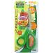 初めてのこども用ハサミに！フッ素コートで汚れない・さびない・べたつかない！切れ味軽く、楽しく、安全に！粘着テープやのりもべたつかない。丸い刃先で、安心設計！入学準備_OCAHOL_お子様用フィットカットカーブ●子供にも使いやすい、切れ味かる...