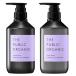 ザ パブリック オーガニック スーパーシャイニー シャンプー+トリートメント ポンプセット 各480ml カラーズ　_OCAHOL_潤いで満たし光を味方に。毛先までつるんとまとまる髪へ濃密な生搾りオイルがパサつく髪をヴェールのように包み込み...