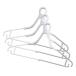 アームが折りたため、コンパクト収納_OCAHOL_アームが折りたためるハンガー、丸首や細い首のシャツの首元を拡げる事無くラクに通せます。スカートやパンツ干し等に便利なフック付き。ハンガーの中央部が曲がるので、小さくなり幅を取らず収納にも便利...